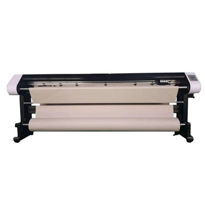 Dual Head CAD Plotter with White Paper Printing